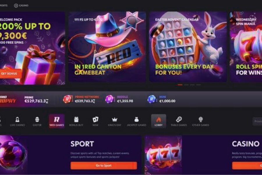 1red Casino Sign Up: Create Your Player Account